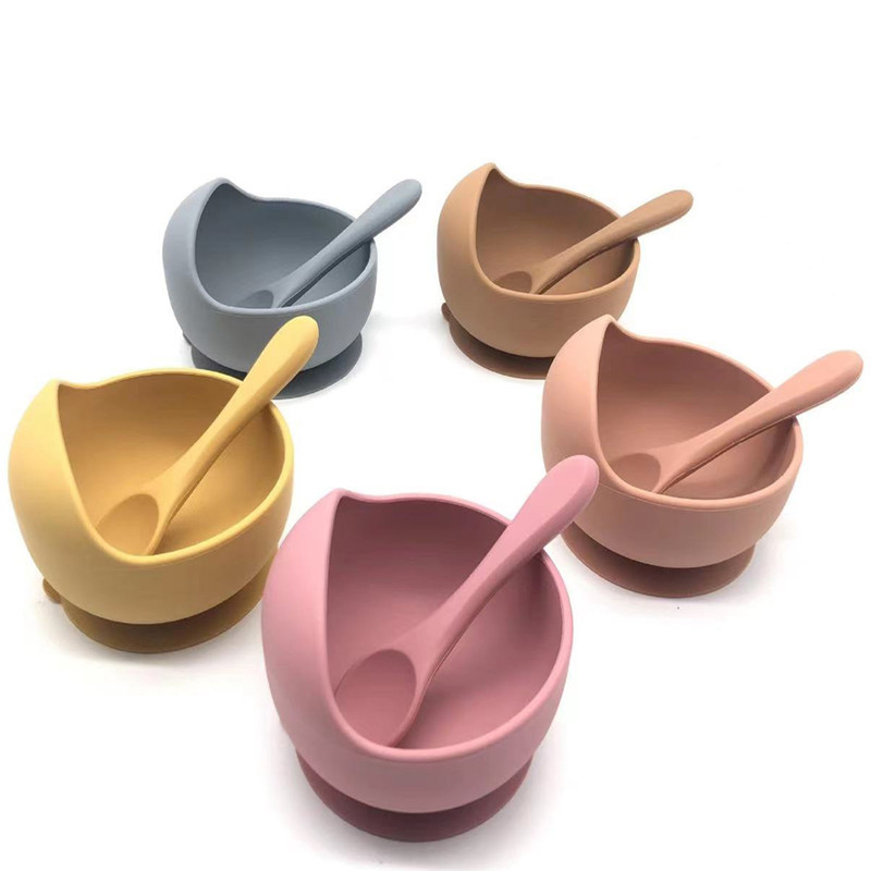SS220620 Silicone Baby Bowl with Suction Base