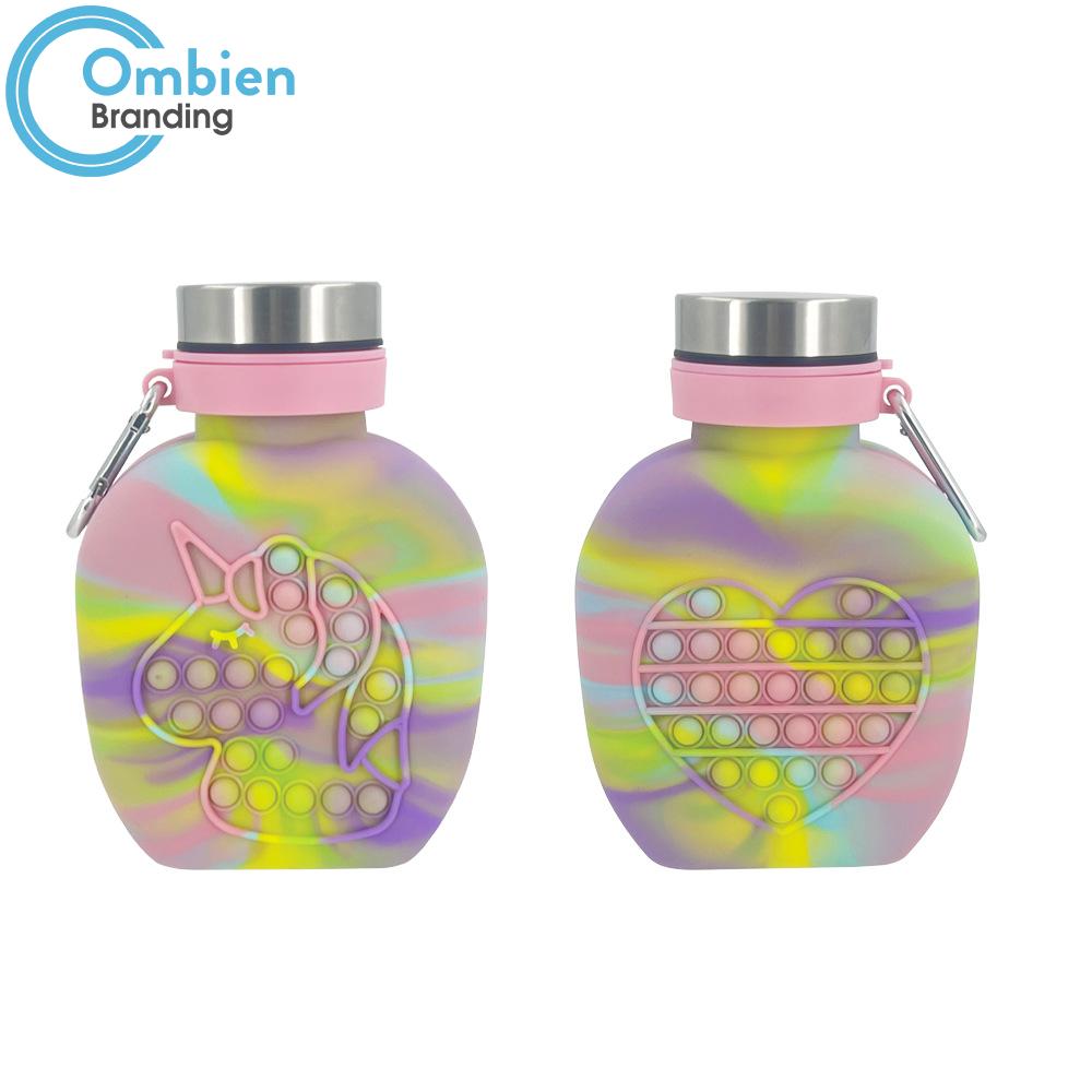 H69760 Bubble Fidget Pop-On-It Water Bottle